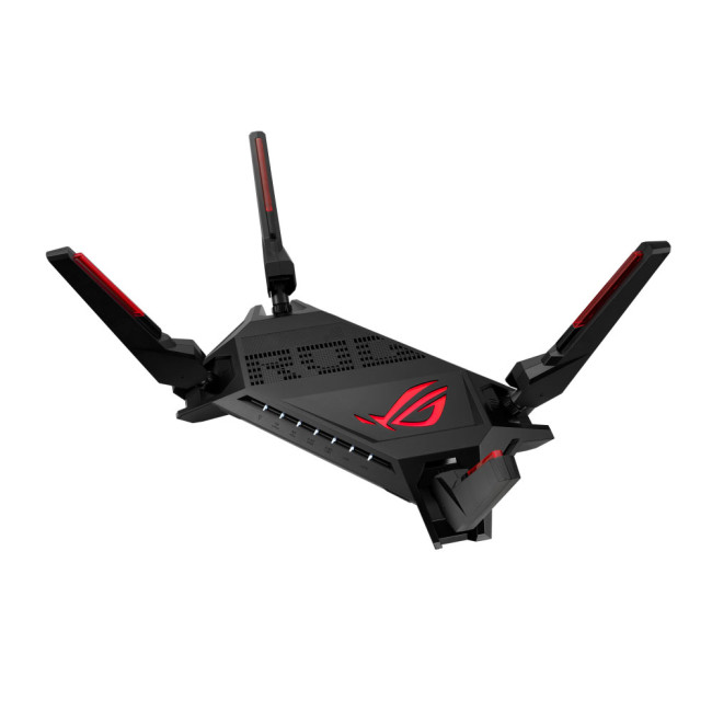 ASUS (GT-AX6000) ROG Rapture AX6000 Dual Band Gaming Router 2x 2.5G LAN WAN Aggregation RGB AiMesh - 90IG0780-MU9B00