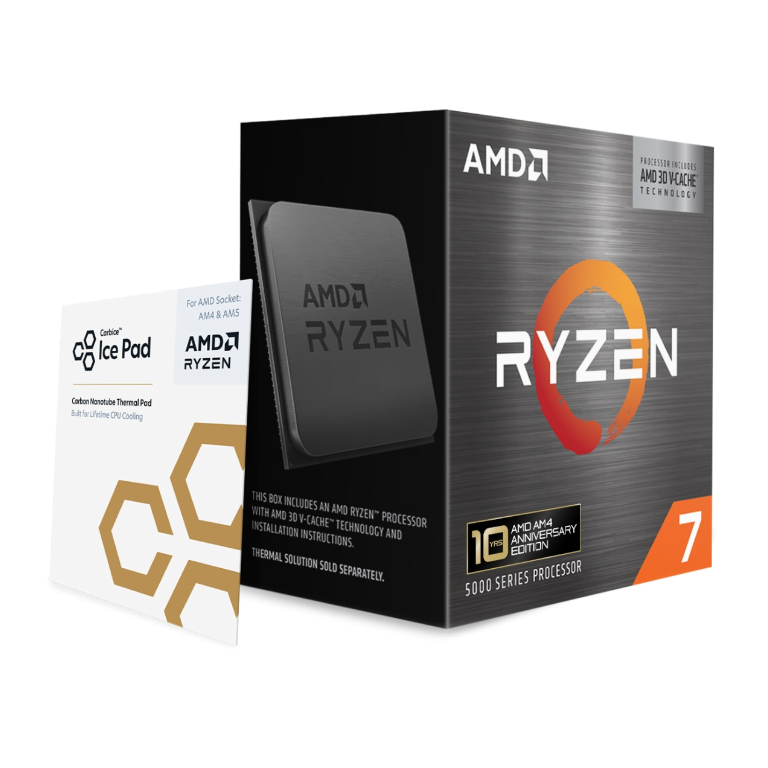 CPU AMD Ryzen 7 5800X3D AMD Ryzen 7 5800X3D AM4 8C/16T Processor