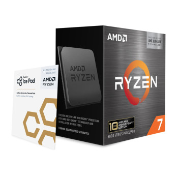 AMD Ryzen 7 5800X3D 10th Anniversary Edition Socket AM4 Processor with Carbice Ice Pad