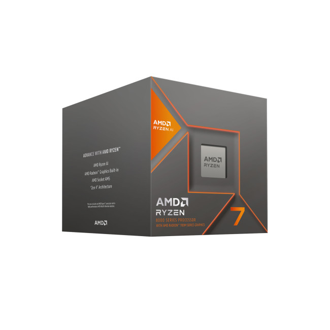 AMD Ryzen 7 8700G Socket AM5 Processor with Wraith Spire Active Fan Air Cooler