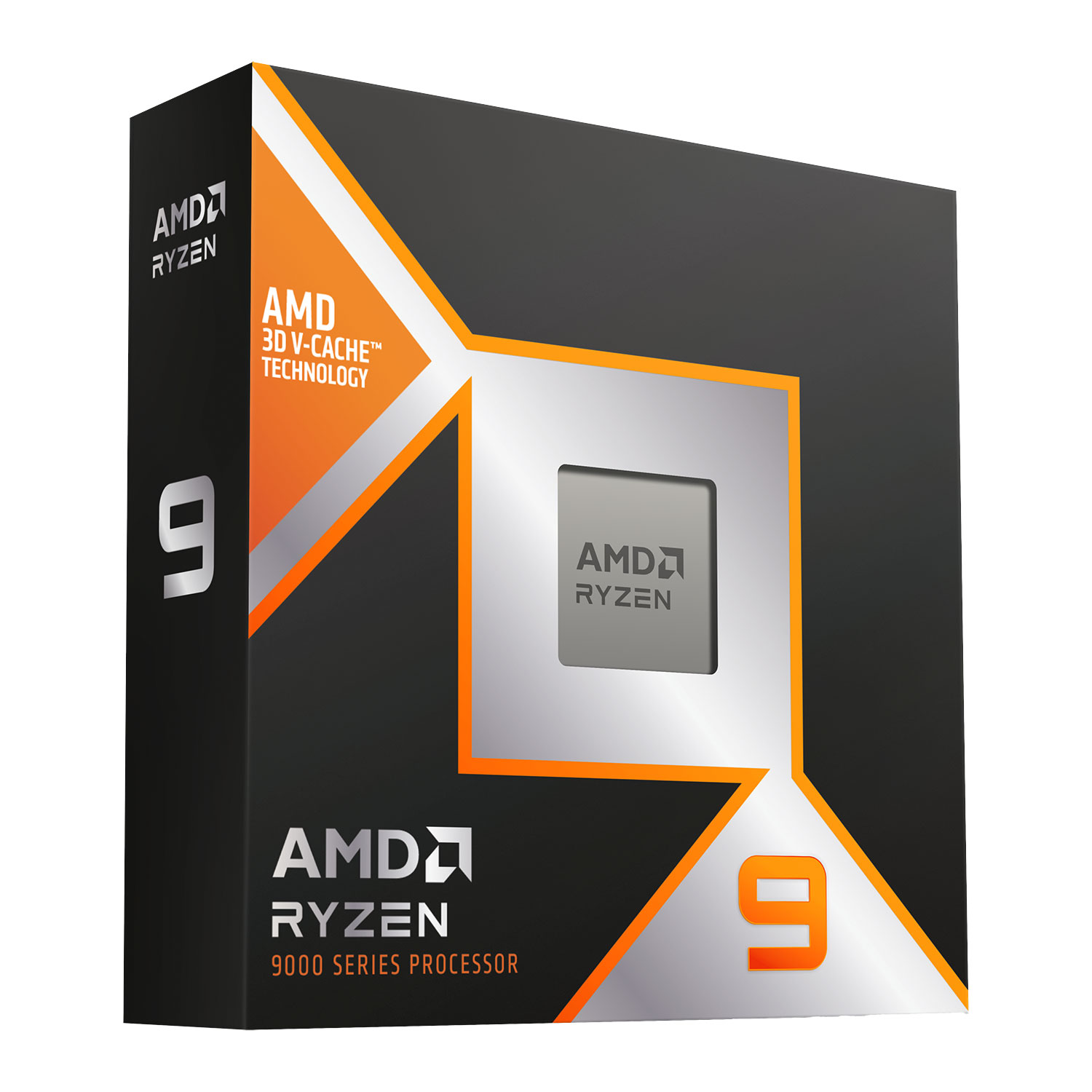 Amd Black Ryzen 9 9900X3d Socket Am5 Zen 5 Processor