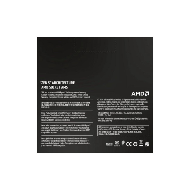AMD Ryzen 5 9600X Socket AM5 Zen 5 Processor