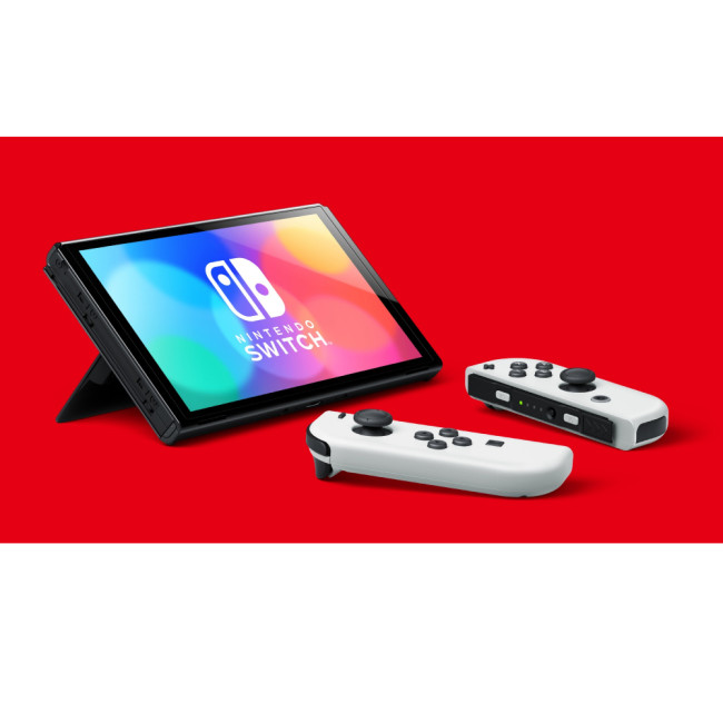 Nintendo Switch 7 inch OLED Display NVIDIA Custom Tegra 64GB Storage - White