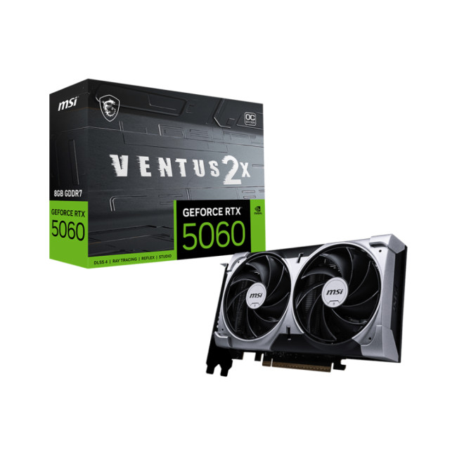 MSI GeForce RTX 5060 VENTUS 2X 8GB OC Graphics Card