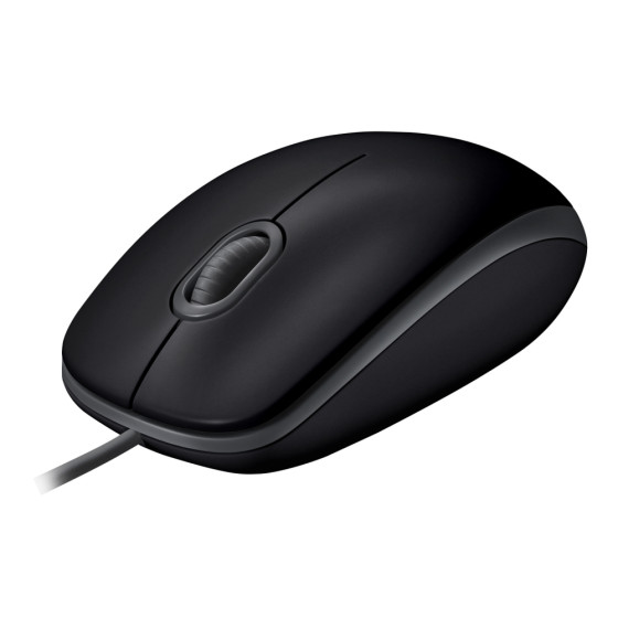 Logitech B110 Mouse Ambidextrous USB Type-A Optical 1000 DPI 3 buttons - Wired