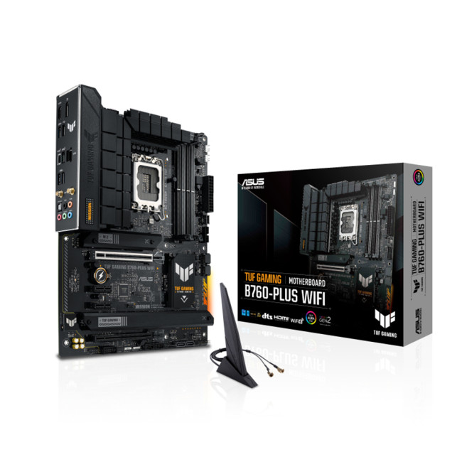 Refurbished ASUS TUF GAMING B760-PLUS WIFI Intel B760 LGA 1700 ATX Motherboard - 90MB1ER0-M1EAY0