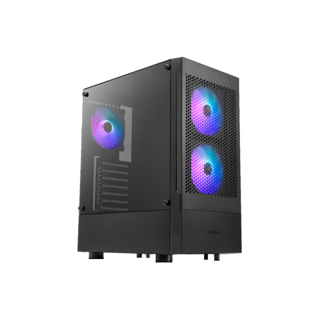 Gamdias TALOS E3 MESH Tempered Glass Mid Tower Gaming PC Case - Black