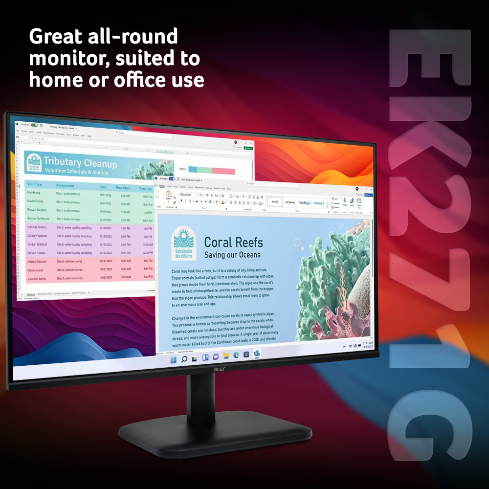 Acer EK1 EK271G 27 Inch Full HD IPS LED FreeSync 120 Hz