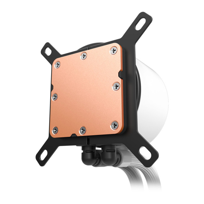 NZXT KRAKEN Plus ARGB 240mm Intel/AMD AIO Liquid Cooler w/ 1.54" LCD - White