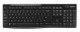 Logitech K270 USB RF Wireless Standard keyboard QWERTZ German layout - Black 
