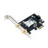 ASUS PCE-BE6500 WiFi 7 PCI-E 2 External Antennas WPA3 WiFi Adapter