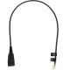 Jabra - Headset cableRJ-10 (M) to Quick Disconnect (M) - 0.5 m - 8800-00-01