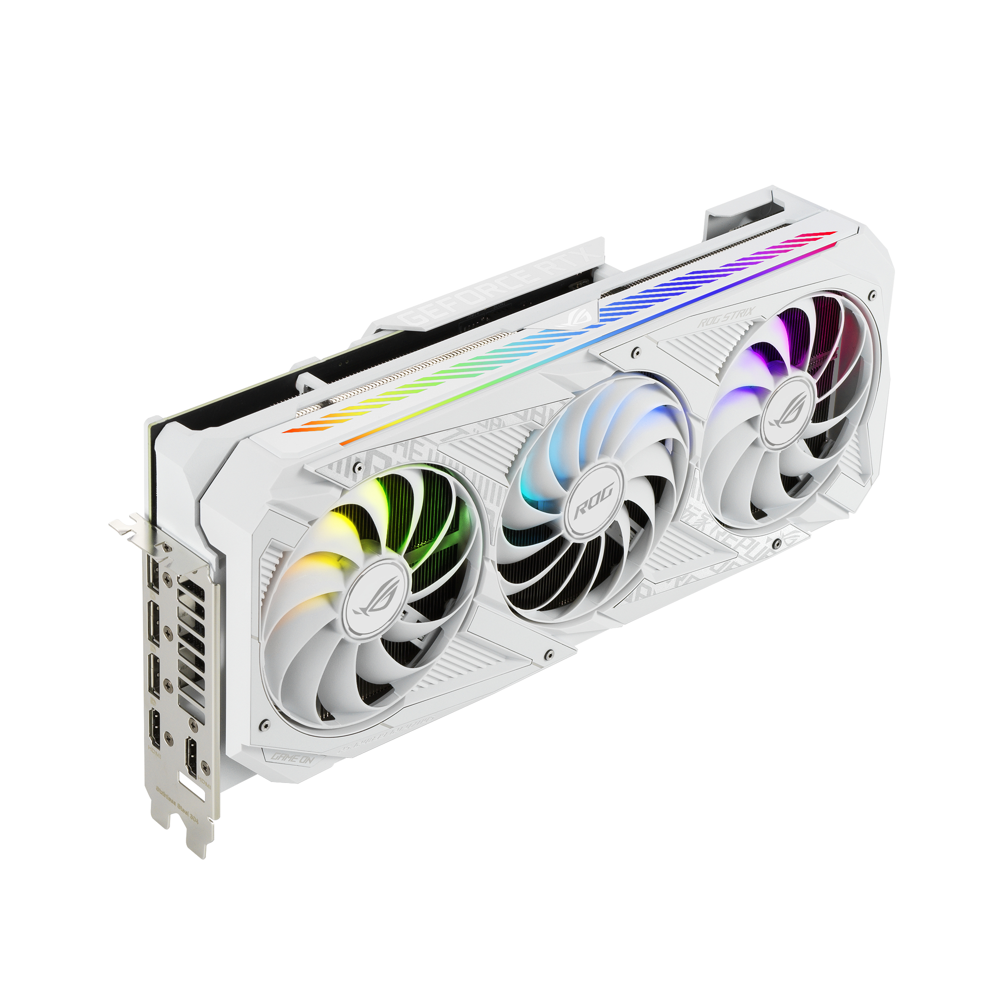 [美品] ROG STRIX RTX3080 O10G WHITE V2 ASUS ROG-STRIX-RTX3080-O10G-WHITE-V2 White OC | 90YV0FAA-M0NM00 グラフィックボード・グラボ・ビデオカード