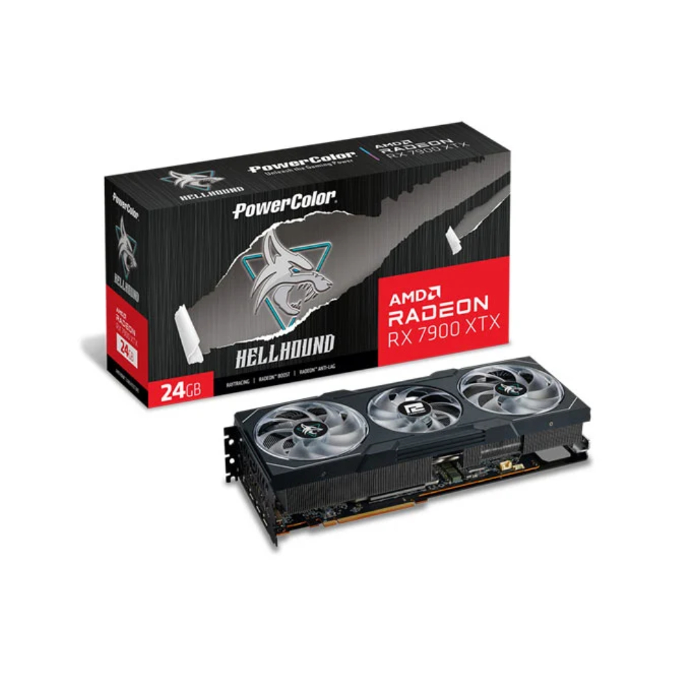 PowerColor AMD RX 7900 XTX 24GB OC GPU: RX7900XTX 24G-L/OC