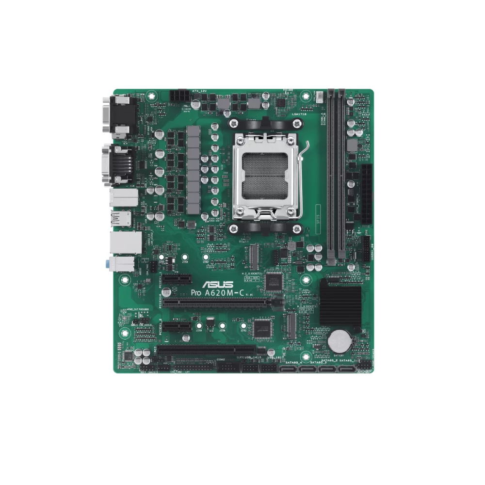 ASUS Pro A620M-C-CSM AMD A620 Socket AM5 Micro-ATX Motherboard