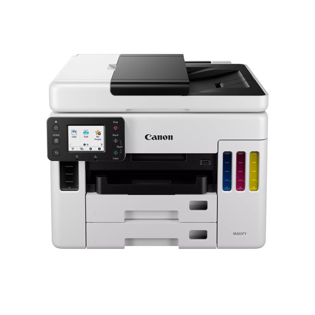 Refurbished Canon MAXIFY GX7050 A5 Colour Multifunction 600 x 1200 DPI Inkjet Printer - No Ink Included