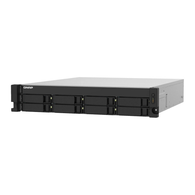 QNAP TS-832PXU-RP 4GB RAM 8 Bay Rackmount NAS Enclosure - Silver