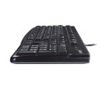 Logitech K120 QWERTY Corded Keyboard Black - 920-002501