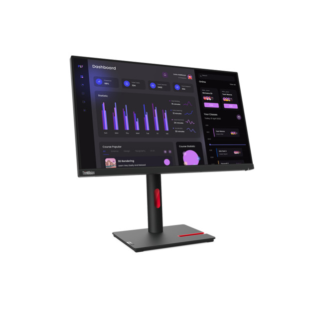 Lenovo ThinkVision T24i-30 23.8" 1920 x 1080 Full HD IPS WLED Flat Monitor