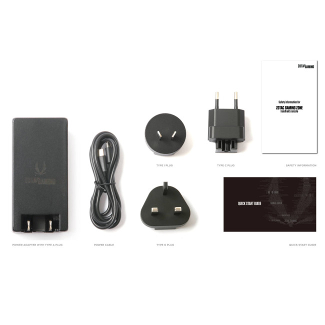 Zotac GAMING ZONE AMD Ryzen 7 8840U 16GB RAM 512GB SSD 7 inch 120Hz AMOLED Handheld Console - ZGC-G1A1W-01