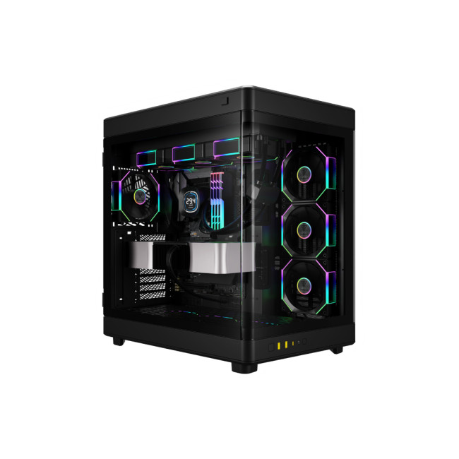 Gamdias NESO P1 PRO Tempered Glass Full Tower Gaming PC Case - Black