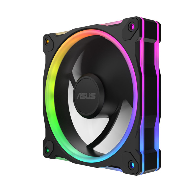 ASUS Prime MR120 ARGB 120mm PC Fan Triple Pack - Black