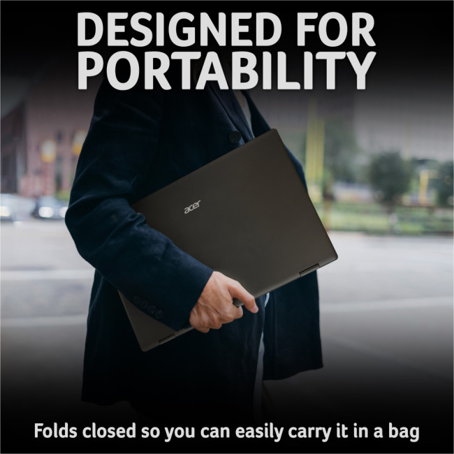 Acer PD193QE Dual 18.5" Full HD Portable IPS monitor USB-C & HDMI 315 degree foldable