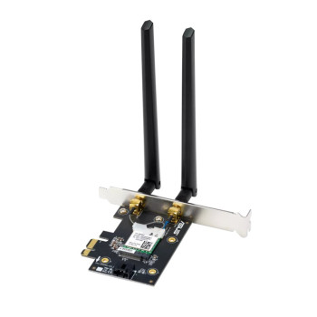 ASUS PCE-BE6500 WiFi 7 PCI-E 2 External Antennas WPA3 WiFi Adapter