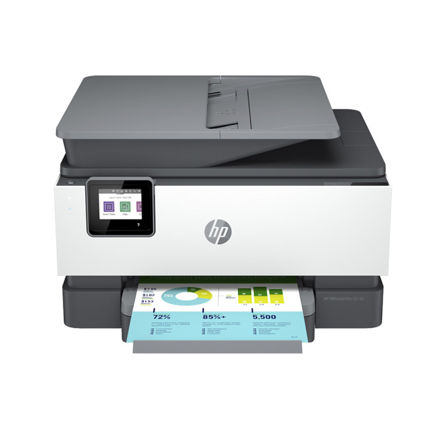 Refurbished HP OfficeJet Pro 9019e All-in-One Wireless Inkjet Printer 1200 x 1200 DPI - NO INK INCLUDED