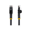 StarTech N6PATC150CMBK 1.5m CAT6 Snagless RJ45 Networking Cable - Black