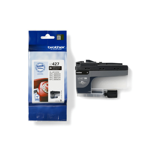 Brother LC427BK Black 750 Pages Yield Ink Cartridge