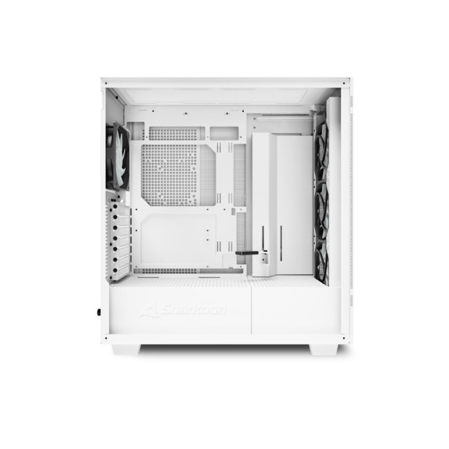 Sharkoon Rebel C50 White RGB Tempered Glass ATX Gaming PC Case