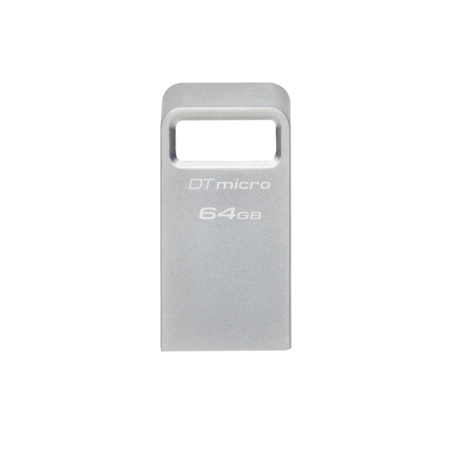 USB Stick Kingston Technology DataTraveler Micro USB Flash Drive 64GB USB Type-A 3.2 - Silver