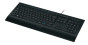 Logitech K280e Corded Keyboard USB QWERTY US International with Hot keys, Black
