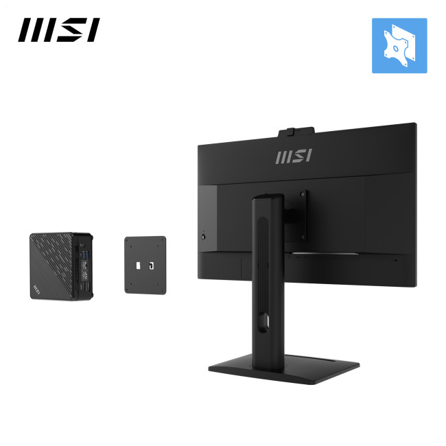 MSI PRO MP275QPDG 27" IPS QHD 100Hz USB-C Height Adjustable Monitor with Speakers