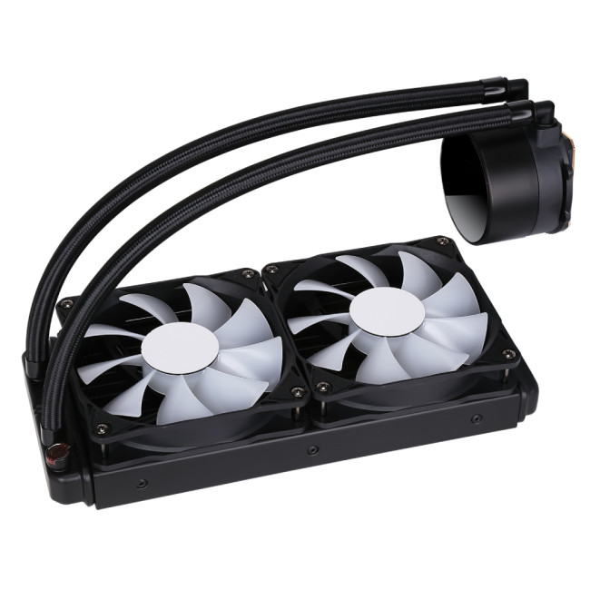 CiT Pro Glacier 240mm 4-Pin PWM ARGB Infinity AIO Liquid Cooler Black