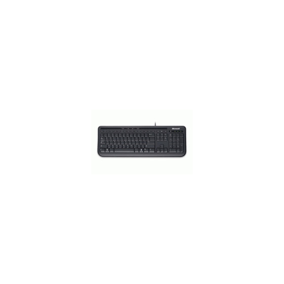 Microsoft Wired 600 keyboard USB QWERTY UK International Layout - Black