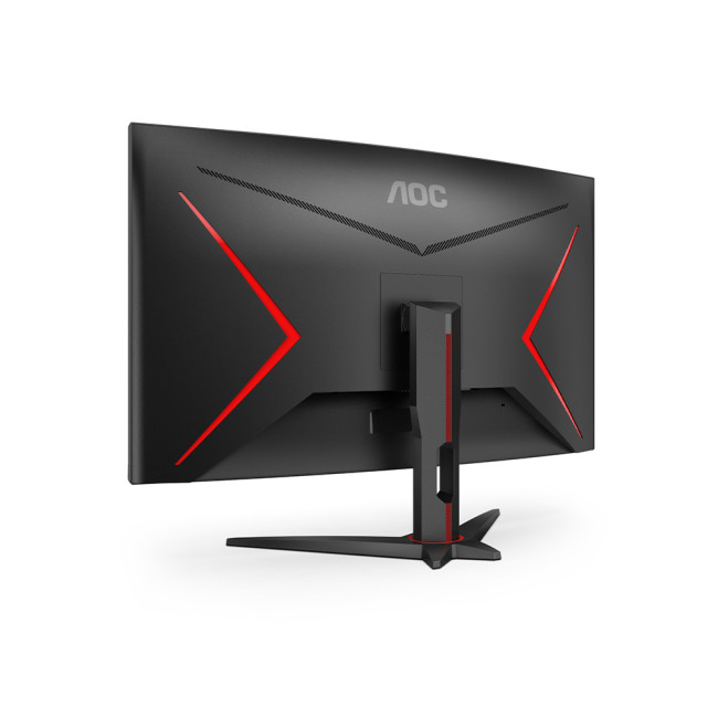 AOC C32G2ZE/BK 31.5" FHD Curved LED Monitor, Aspect Ratio 16:9, Resp Time 1 ms
