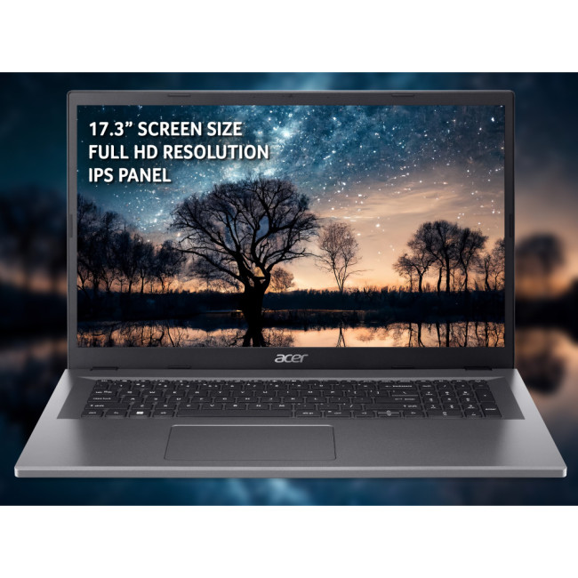 Refurbished Acer Aspire 3 A317-55P Intel N100 4GB RAM 128GB eMMC 17.3" Windows 11 Home Laptop