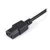 StarTech PXT1001M 1m Power Cord C14 to C13 Connectors Power Cable - Black