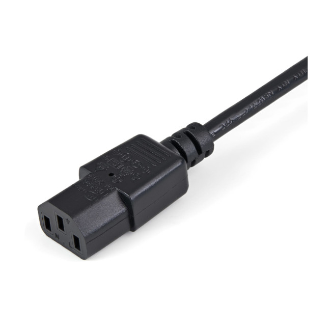 StarTech PXT1001M 1m Power Cord C14 to C13 Connectors Power Cable - Black