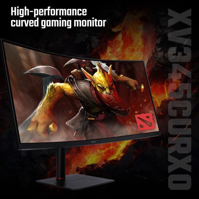 Acer Nitro XV345CURX0 34" Curved UWQHD 200Hz FreeSync Premium Gaming Monitor
