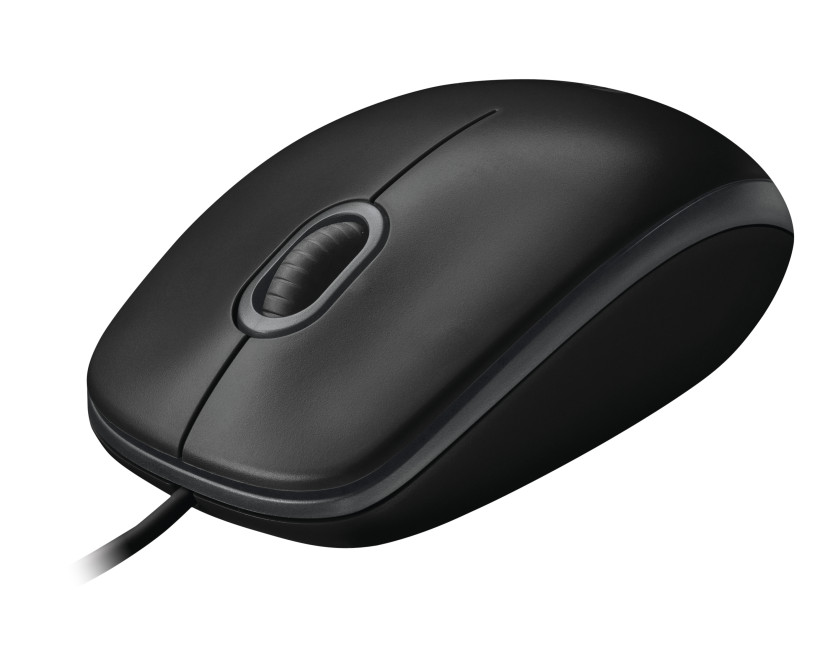 Logitech B100 Wireless Ambidextrous Mouse Black - 910-003357