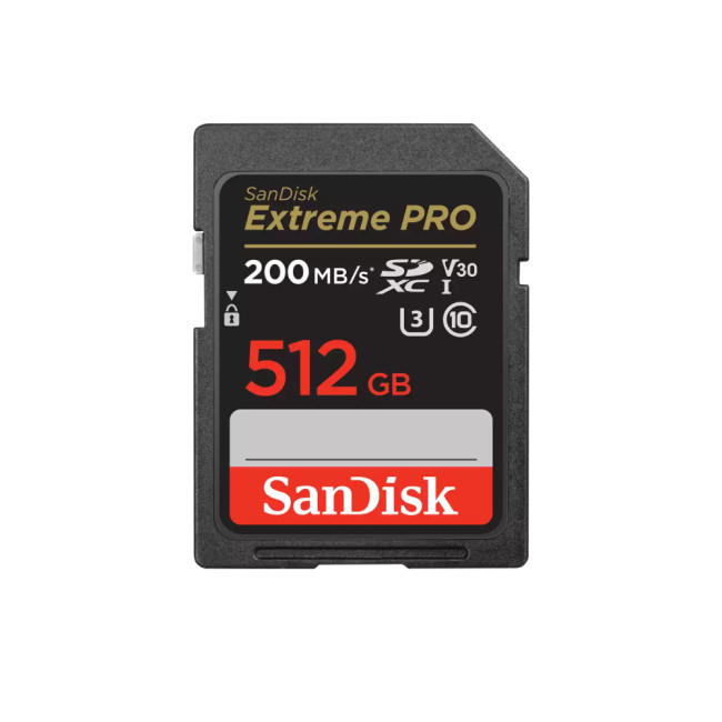 SanDisk Extreme 512GB UHS-I Class10 SDHC Memory Card