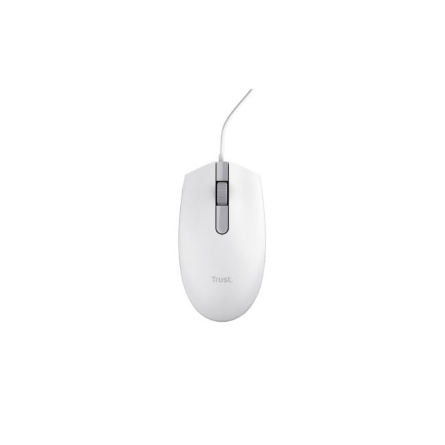 Trust TM-101W USB Type-A 1200 DPI Optical Wired Mouse - White