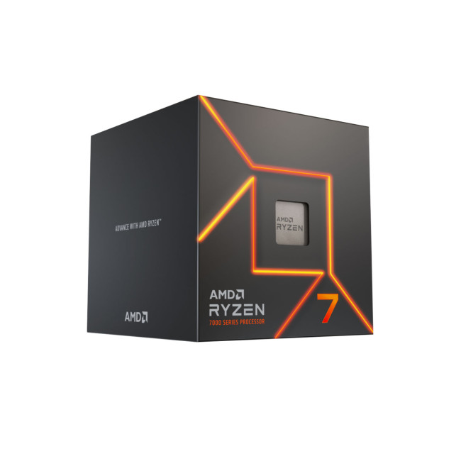 AMD Ryzen 7 7700 8-Core/16-Thread 5nm ZEN 4 Processor with Wraith Prism Cooler