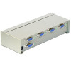 DeLOCK 87655 4 Ports VGA (Video/Audio) Splitter 2048x1536 p with Audio 450 MHz