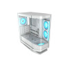 Cougar FV270 White ATX Micro ATX Tempared Glass White PC Case