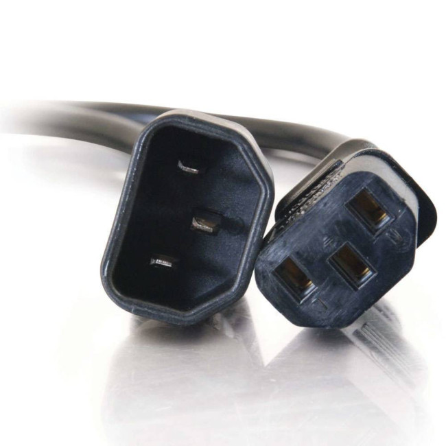 C2G 1.2m 16AWG 250V Computer Power Extension Cord C13 to C14 Connector