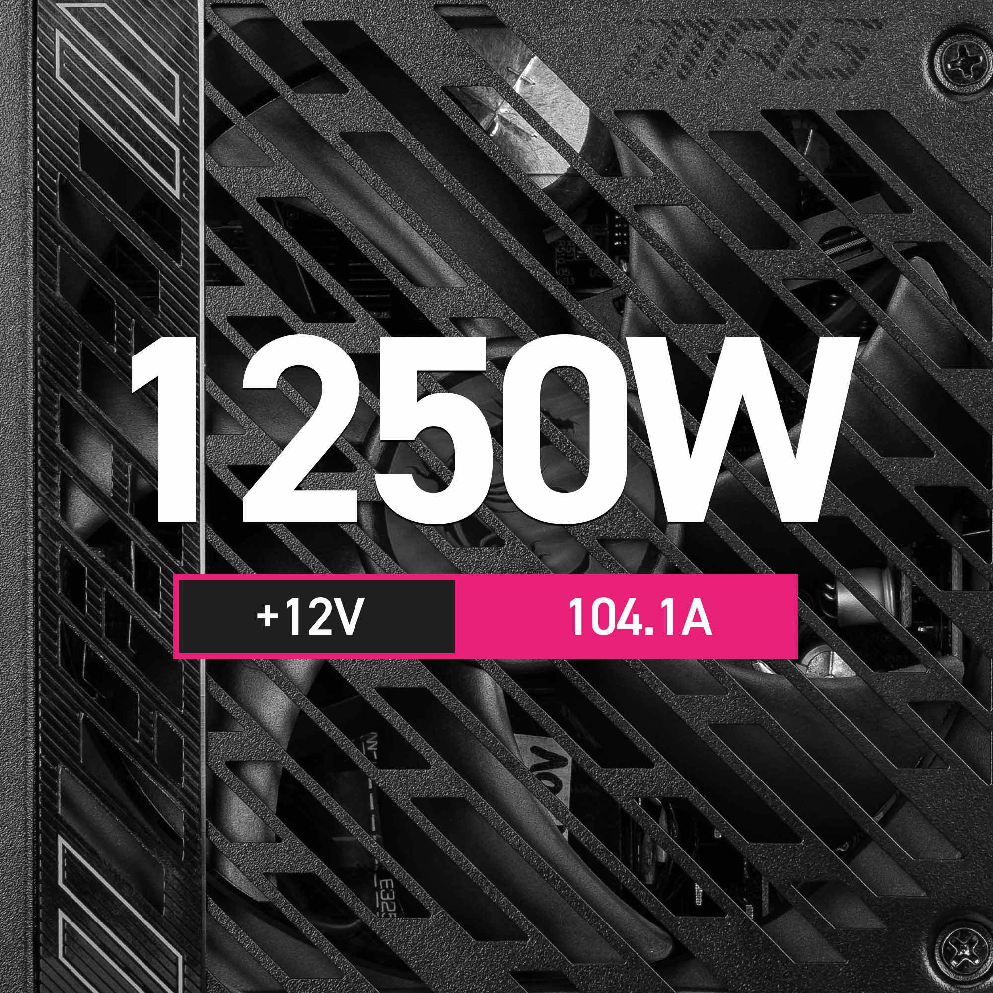 MSI MPG A1250GS 1250W 80+ Gold Fully Mod ATX Power Supply